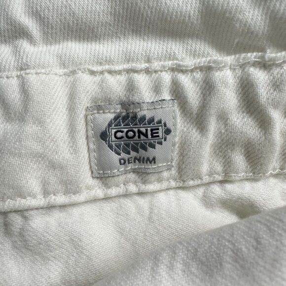 Lucky Brand Boyfriend Overall Jeans Size L Cotton Cone Denim Boho Festival* - Picture 9 of 16